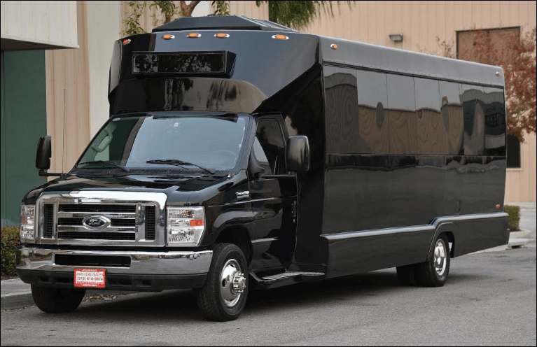 15 passenger party bus limo black