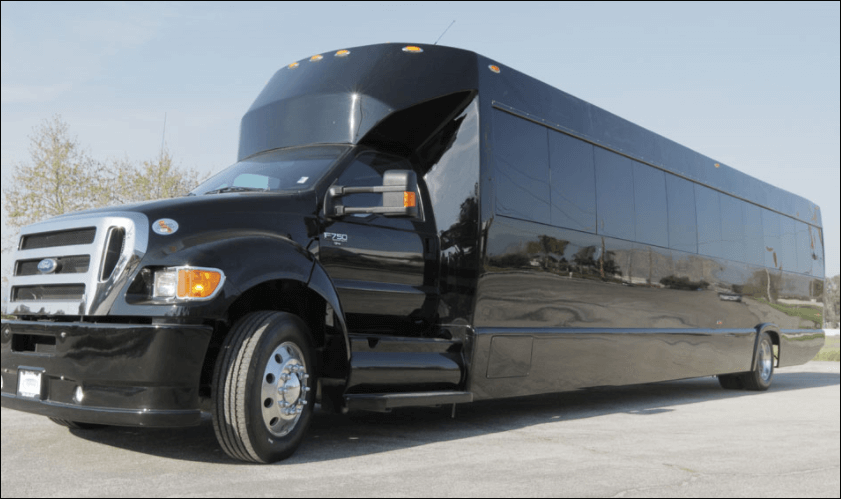40 Passenger Party Bus Limo Black