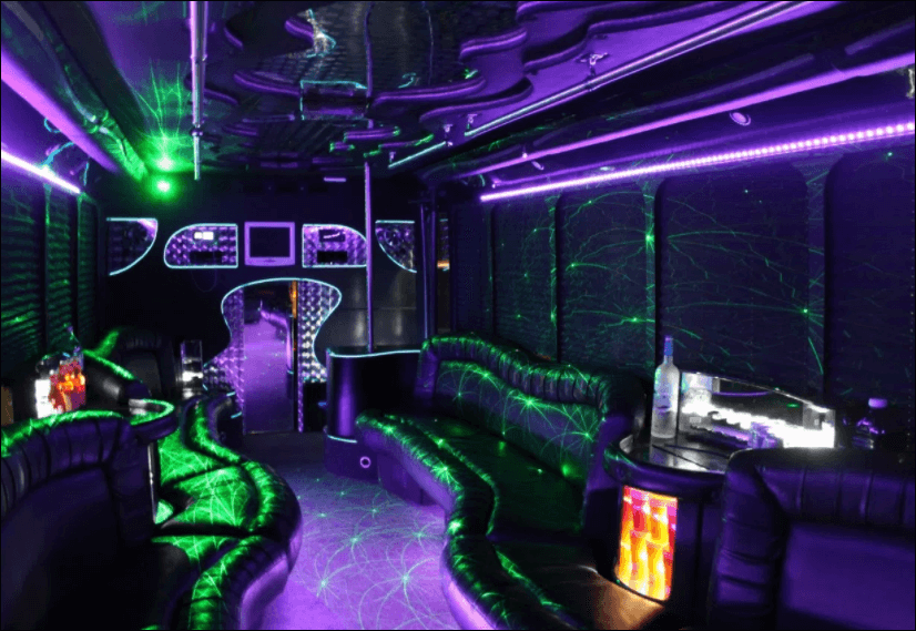 36 Passenger Party Bus Limo Inside2