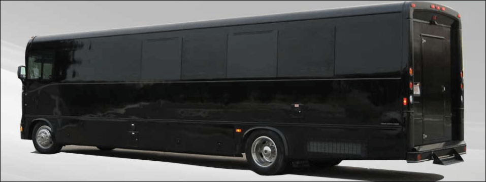 45 Passenger Party Bus Limo Black