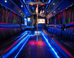 50 Passenger Party Bus Limo | United Coachways