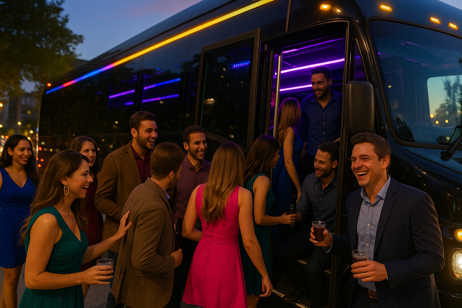 Birthday Party Bus Celebration
