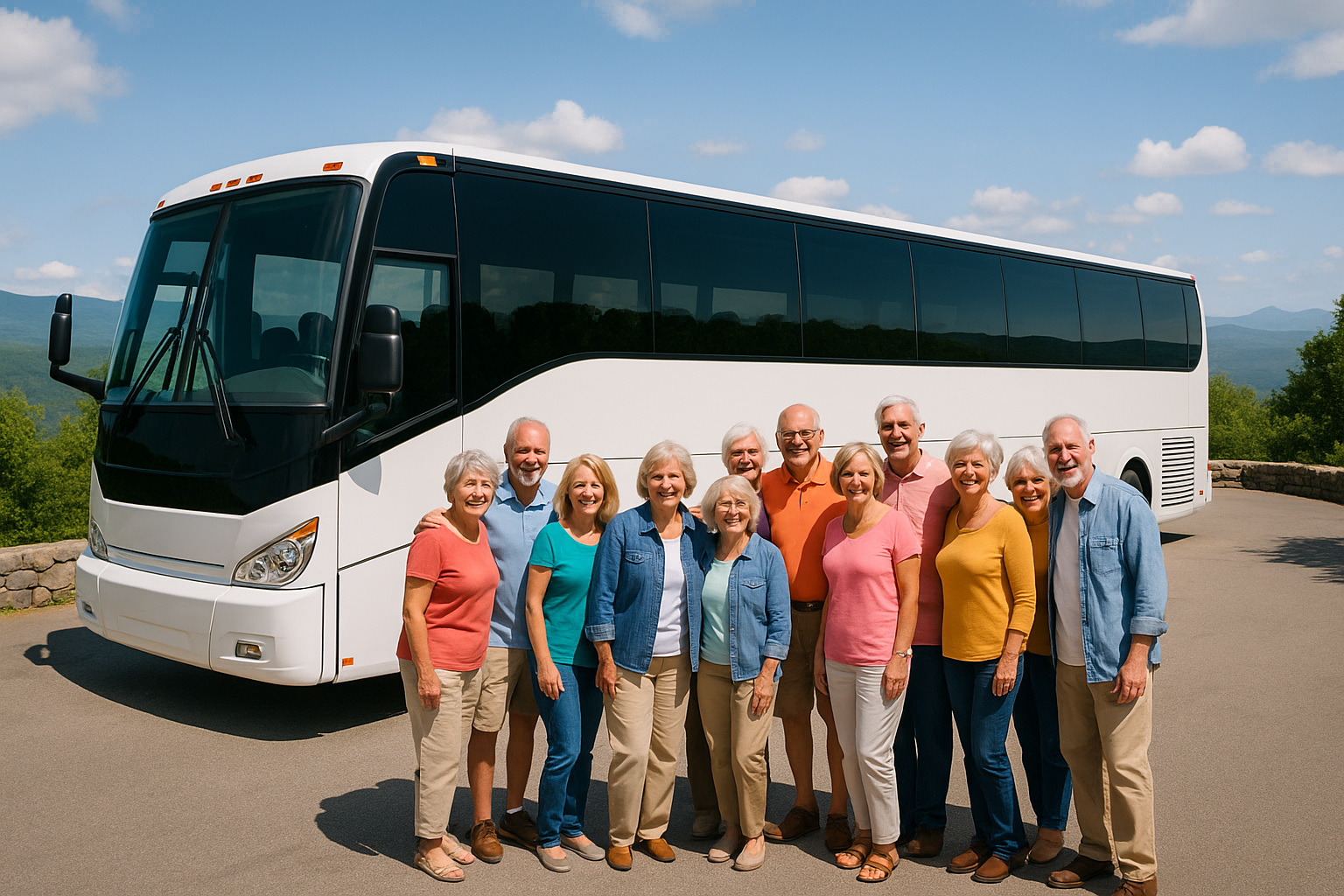 56 Passenger Charter Bus