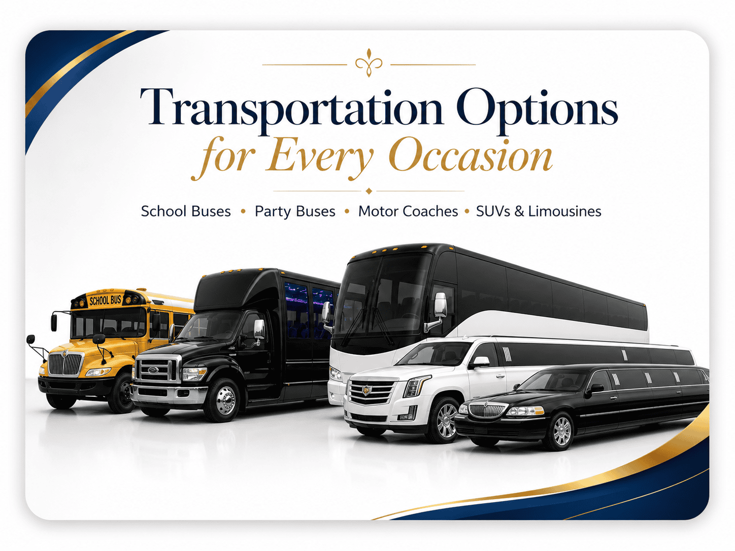 Theme Park Bus Rental group transportation options